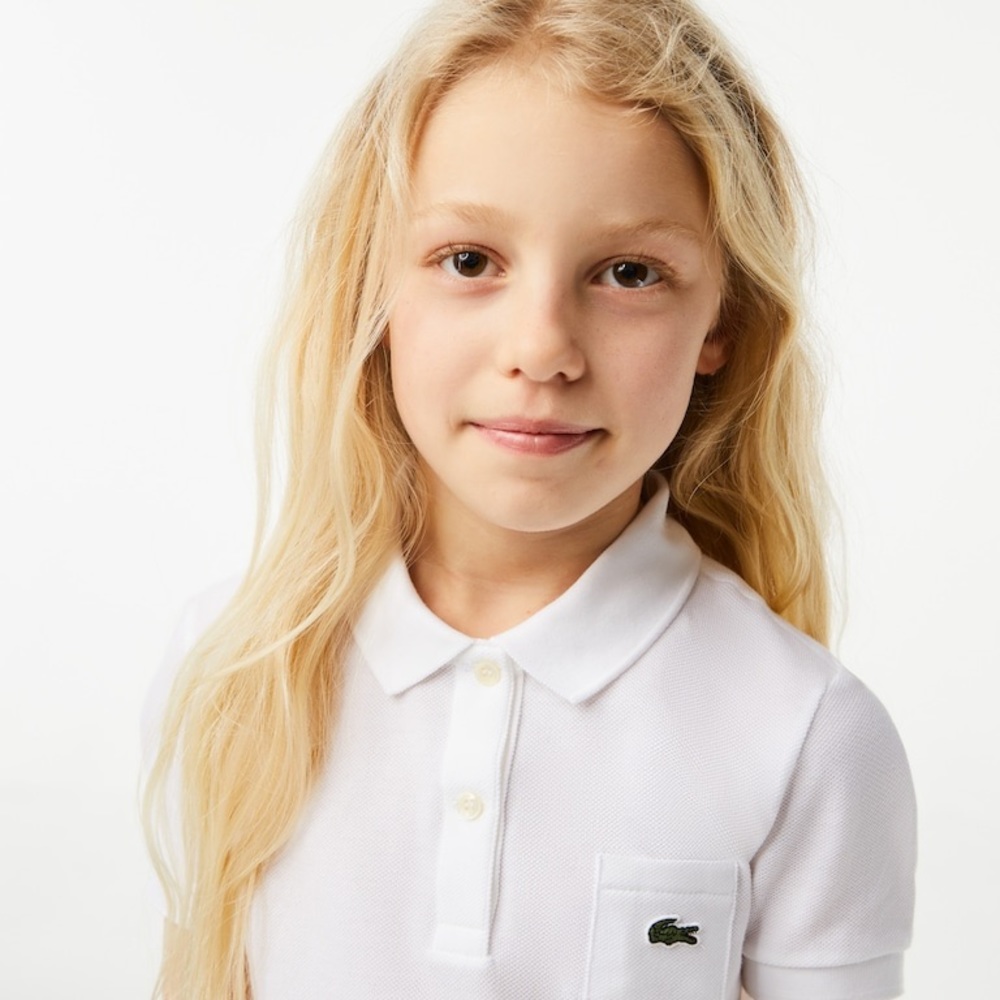 Lacoste pink polo girls dress